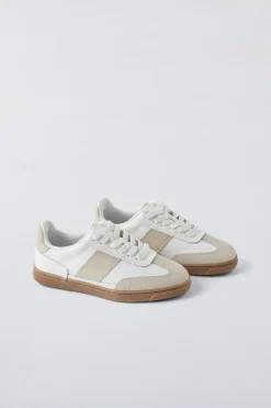 TÉNIS EM PELE-ZARA Store