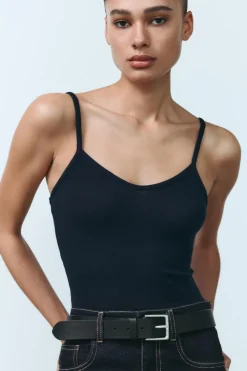 ZARA Tops / Bodies^TOP ALÇAS Azul