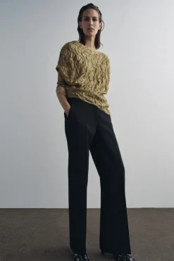 ZARA Tops / Bodies^TOP ASSIMÉTRICO MALHA Dourado