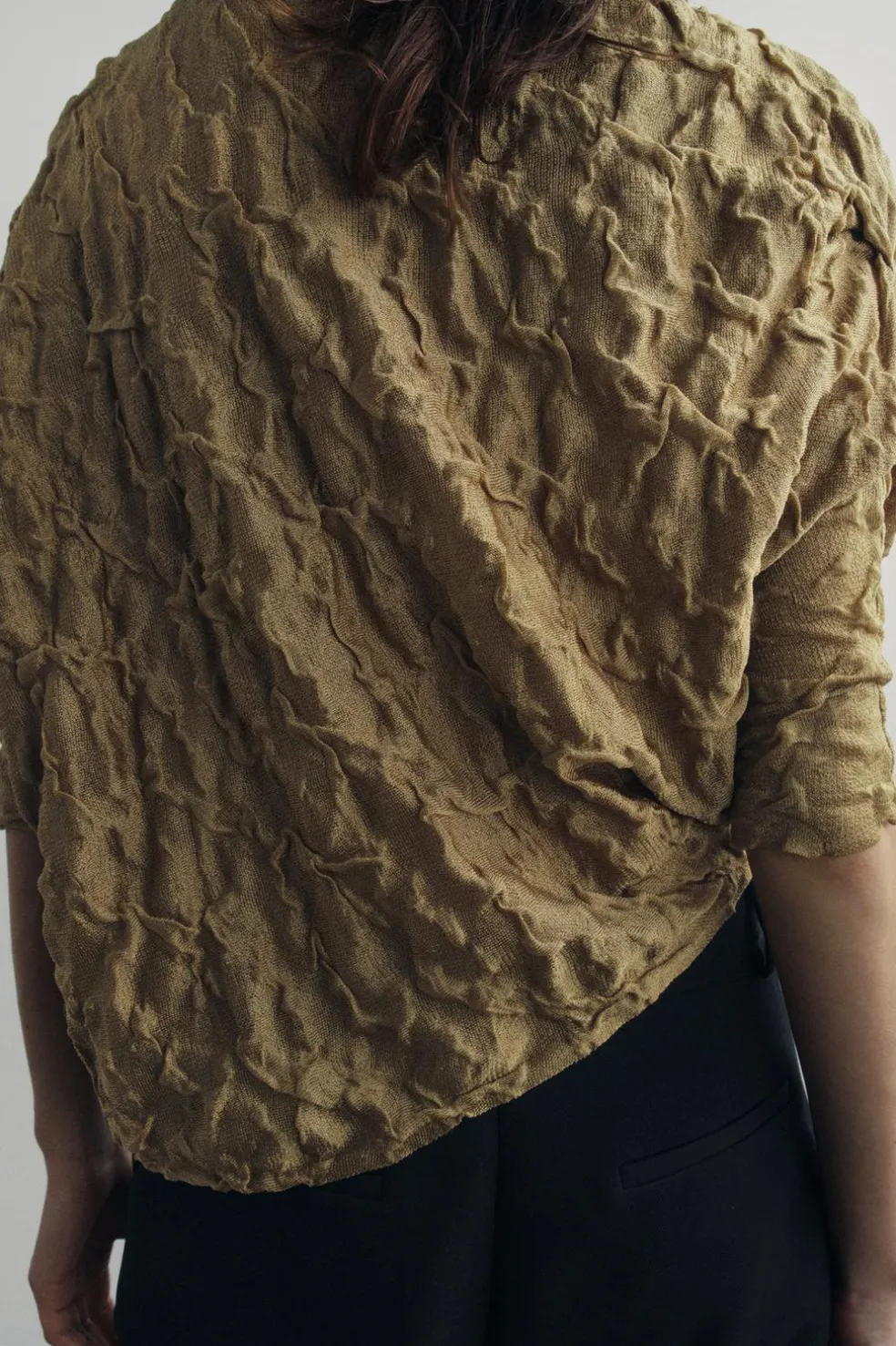 ZARA Tops / Bodies^TOP ASSIMÉTRICO MALHA Dourado