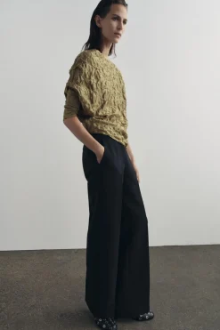 ZARA Tops / Bodies^TOP ASSIMÉTRICO MALHA Dourado
