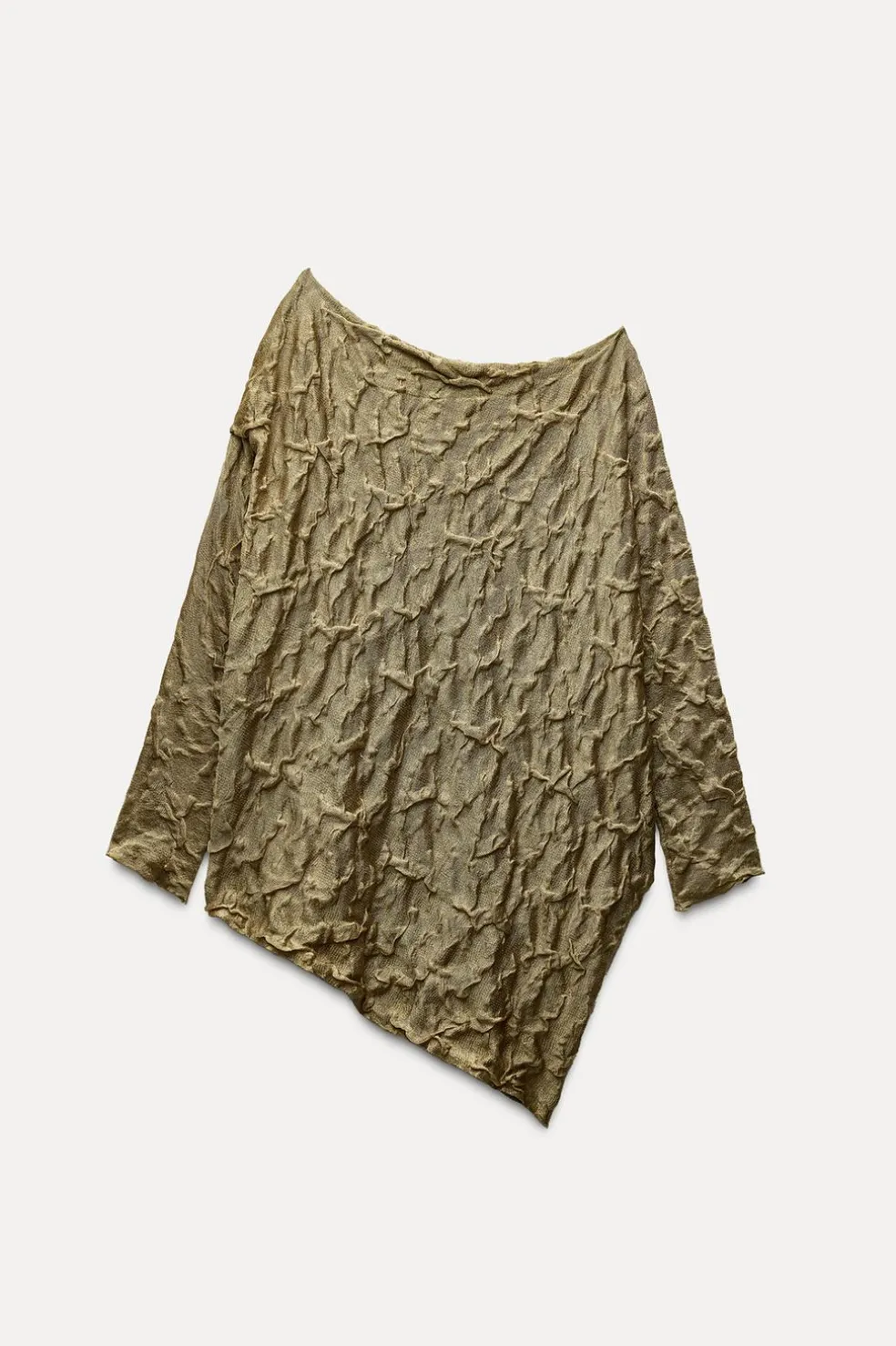ZARA Tops / Bodies^TOP ASSIMÉTRICO MALHA Dourado