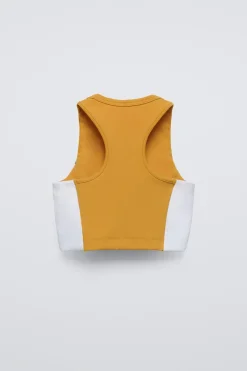 TOP COM NÚMERO EM CONTRASTE-ZARA Clearance