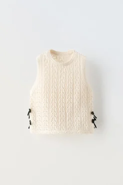 TOP DE CROCHET COM LAÇOS-ZARA Best