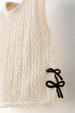 TOP DE CROCHET COM LAÇOS-ZARA Best