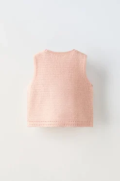 TOP DE MALHA COM FLORES-ZARA Flash Sale