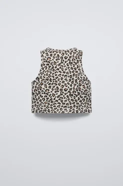TOP ESTAMPADO DE ANIMAL-ZARA Outlet