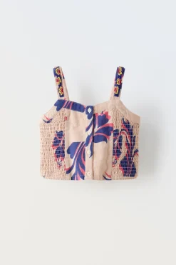 TOP ESTAMPADO MISSANGAS-ZARA Cheap