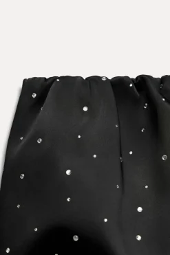 ZARA Tops / Bodies^TOP PALAVRA DE HONRA BALÃO COM STRASS Preto