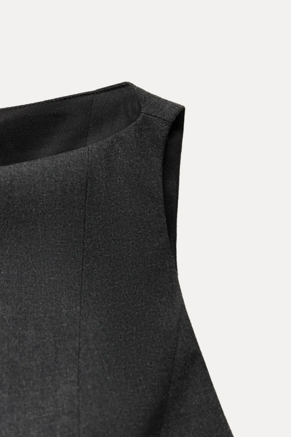 ZARA Tops / Bodies^TOP PEPLUM Cinzento-escuro