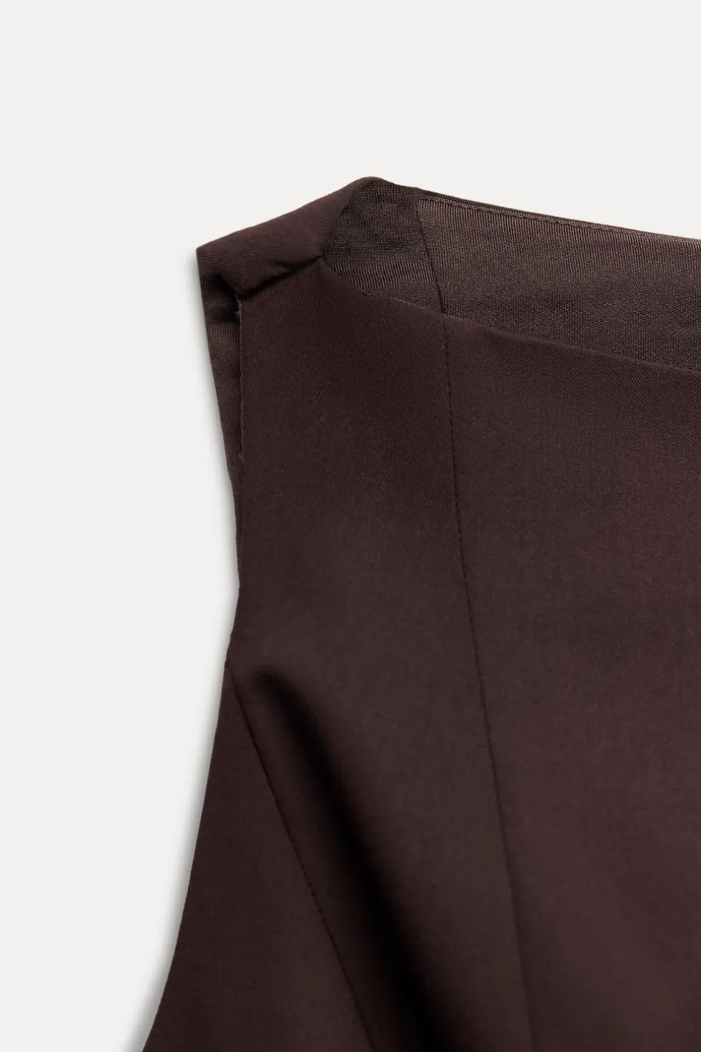 ZARA Tops / Bodies^TOP PEPLUM Beringela-escuro