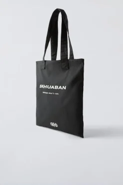 TOTE BAG DE ALGODÃO-ZARA Discount