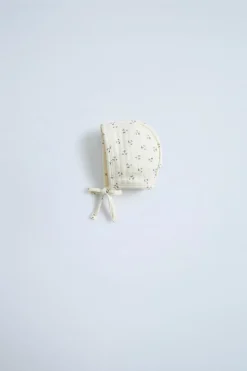 TOUCA ACOLCHOADA COM ESTAMPADO FLORAL-ZARA Clearance
