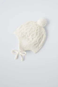 TOUCA DE MALHA COM POMPOM-ZARA Best