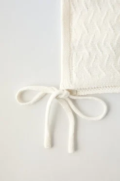 TOUCA DE MALHA COM SEDA-ZARA Best Sale