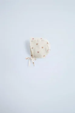 TOUCA EM CREPE COM FLORZINHAS-ZARA Best