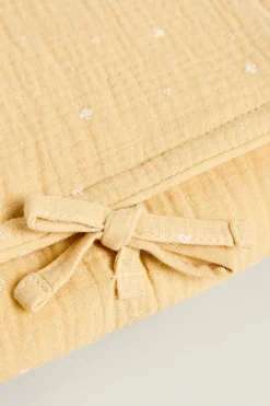 TROCADOR PORTÁTIL INFANTIL GAZE ALGODÃO MINIFLOR-ZARA Clearance