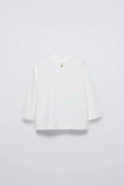 T-SHIRT BOLSO-ZARA Cheap