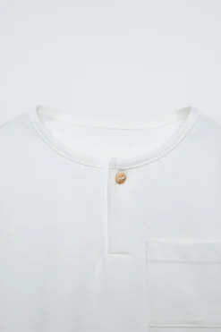 T-SHIRT BOLSO-ZARA Cheap