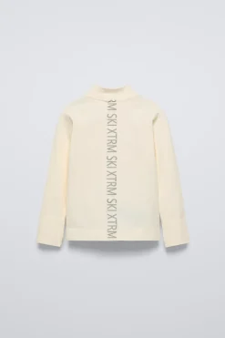 T-SHIRT COM NERVURAS DA COLEÇÃO DE SKI-ZARA Best