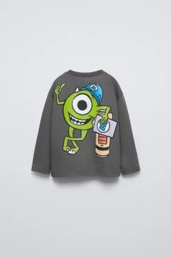 T-SHIRT COM RELEVO MIKE MONSTRUOS, SA © DISNEY PIXAR-ZARA Online