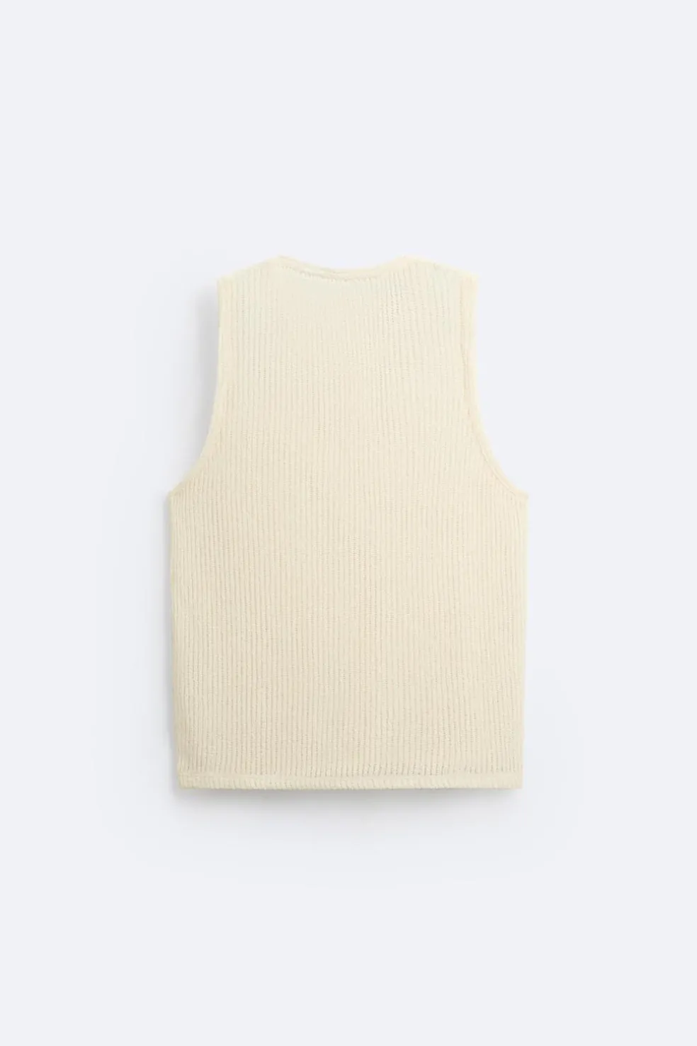 ZARA Camisola / Casacos|T-Shirts^T-SHIRT ESTRUTURA PERFURADOS Branco-marfim