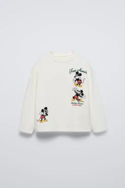 T-SHIRT FLOCKED MICKEY MOUSE © DISNEY CALENTITO-ZARA Cheap