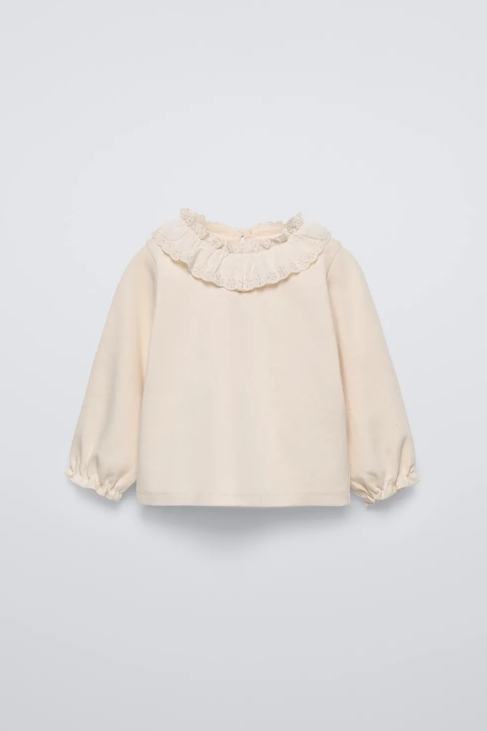 T-SHIRT GOLA BORDADO SUÍÇO-ZARA Cheap