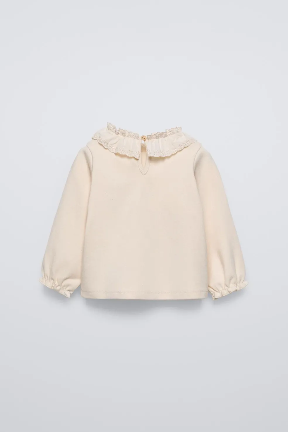 T-SHIRT GOLA BORDADO SUÍÇO-ZARA Cheap