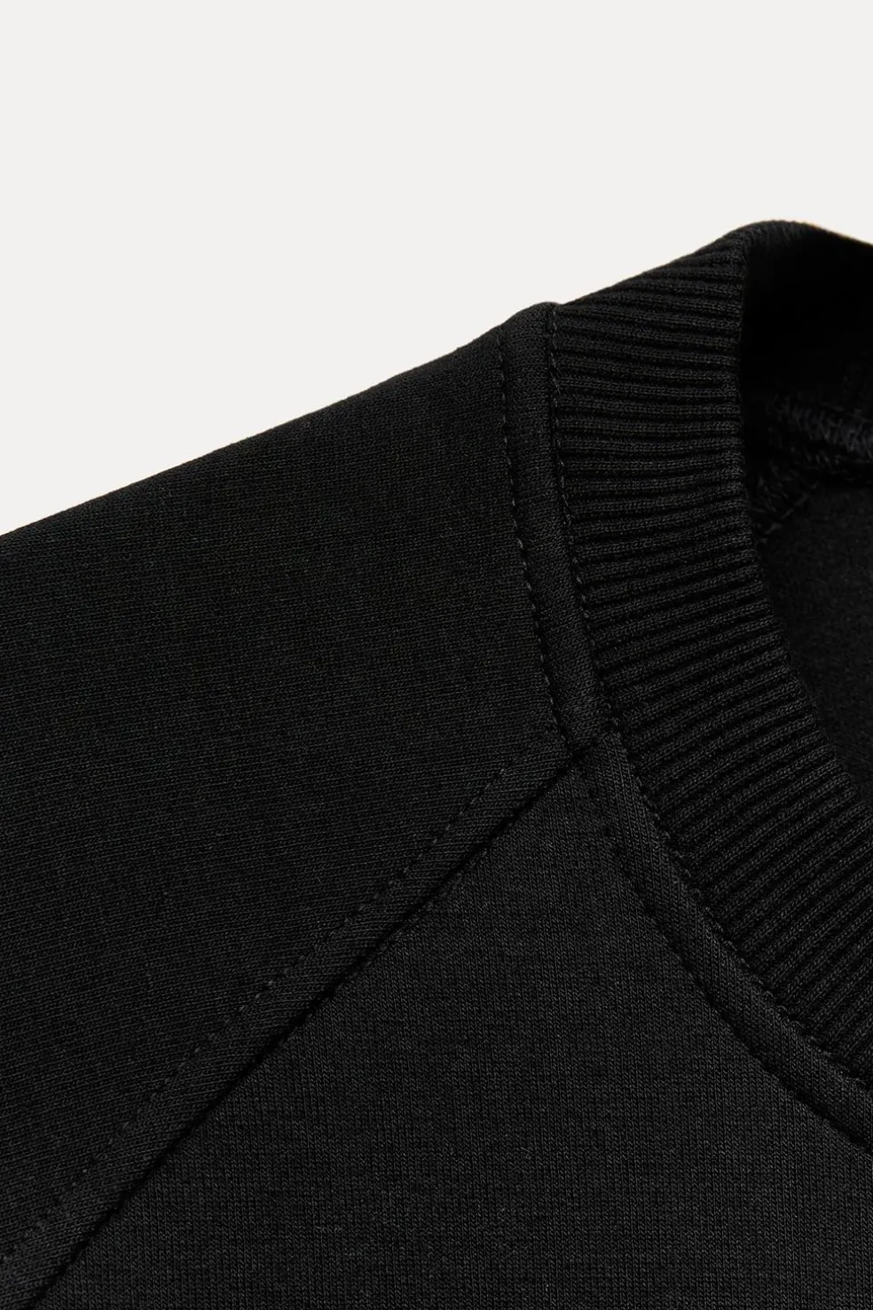 ZARA Sweatshirts / Joggers|T-Shirts^T-SHIRT OVERSIZE INTERLOCK Preto