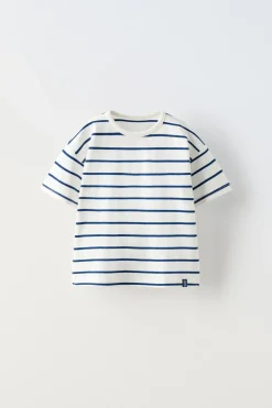 T-SHIRT ÀS RISCAS-ZARA Outlet