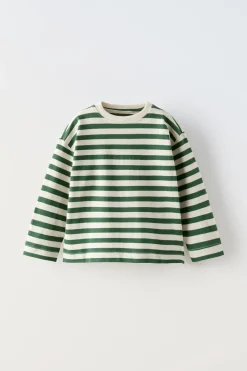 T-SHIRT ÀS RISCAS-ZARA Shop