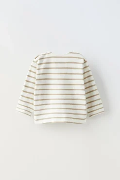 T-SHIRT ÀS RISCAS-ZARA Flash Sale