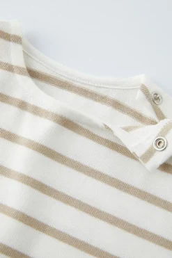 T-SHIRT ÀS RISCAS-ZARA Flash Sale