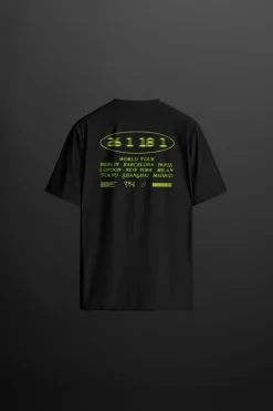 ZARA T-Shirts^T-SHIRT TREINO ESTRUTURA Preto