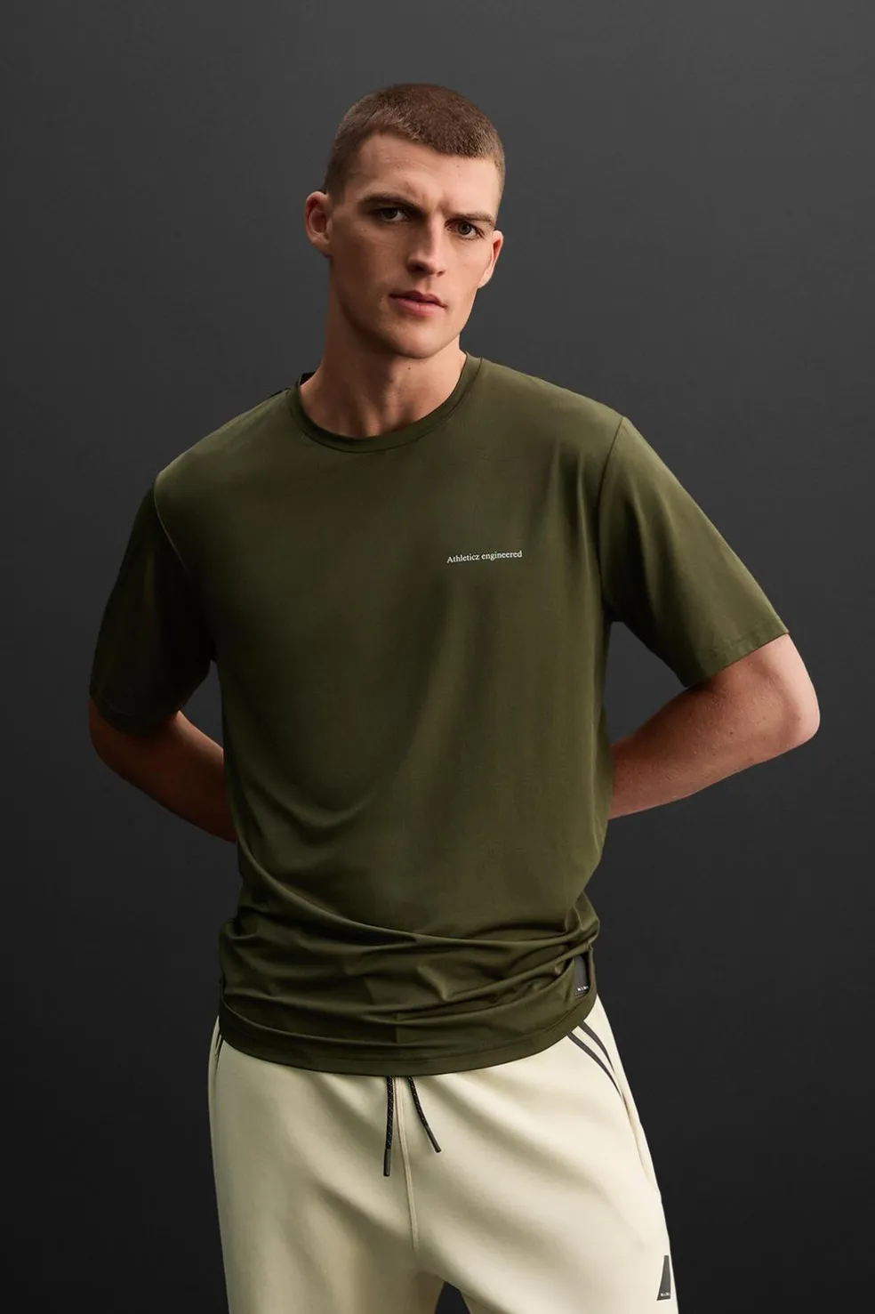 ZARA T-Shirts^T-SHIRT TREINO ESTRUTURA Verde-garrafa
