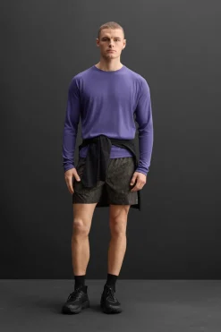 ZARA T-Shirts^T-SHIRT TREINO ESTRUTURA Azul-tinta