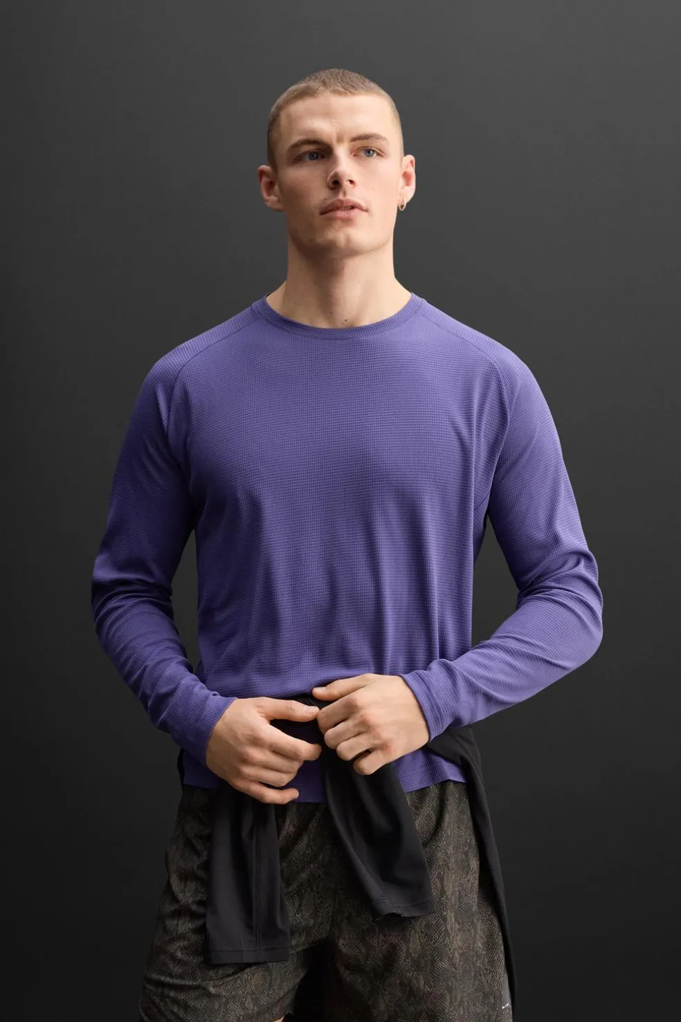 ZARA T-Shirts^T-SHIRT TREINO ESTRUTURA Azul-tinta