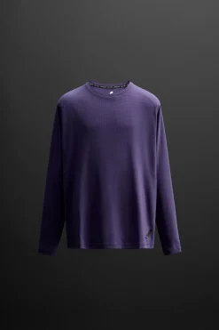 ZARA T-Shirts^T-SHIRT TREINO ESTRUTURA Azul-tinta