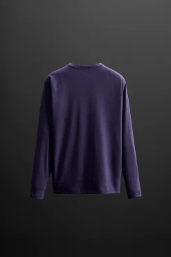 ZARA T-Shirts^T-SHIRT TREINO ESTRUTURA Azul-tinta