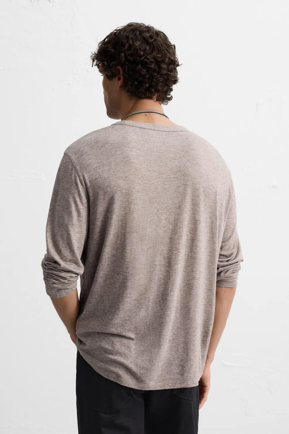 ZARA T-Shirts^T-SHIRT VISCOSE - LÃ Castanho