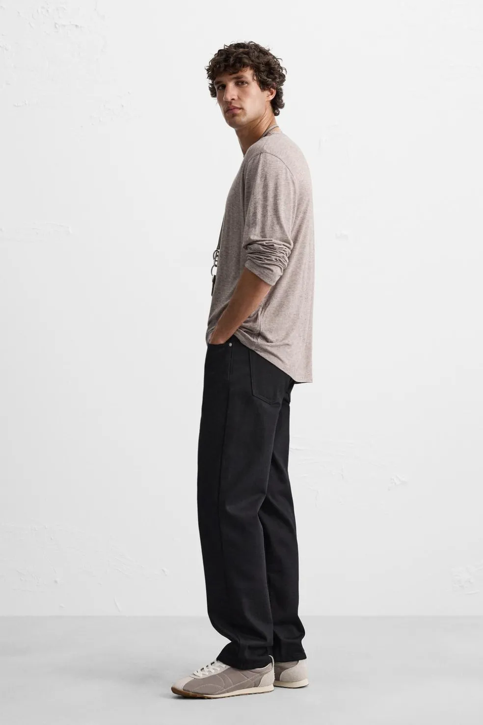 ZARA T-Shirts^T-SHIRT VISCOSE - LÃ Castanho