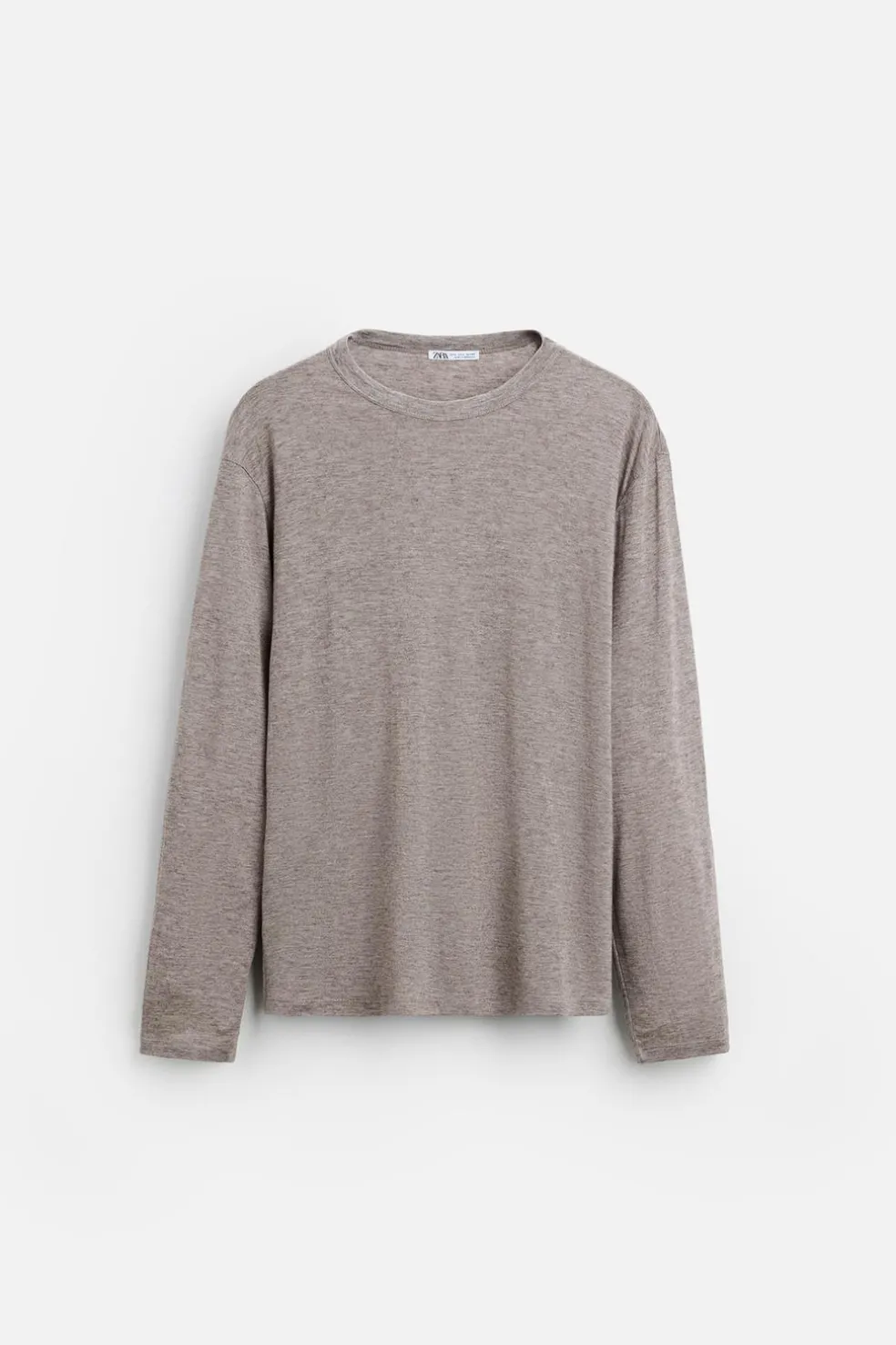 ZARA T-Shirts^T-SHIRT VISCOSE - LÃ Castanho