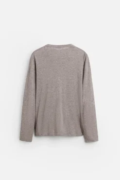 ZARA T-Shirts^T-SHIRT VISCOSE - LÃ Castanho