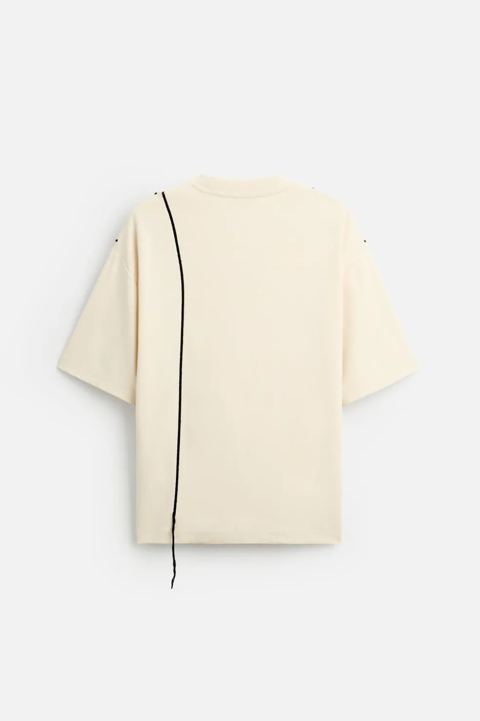 ZARA T-Shirts^T-SHIRT WITH CONTRAST DRAWSTRING Pedra