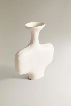 ZARA Presentes Para O Lar|Presentes Para O Lar^VASO METAL LARGO IRREGULAR Mostarda