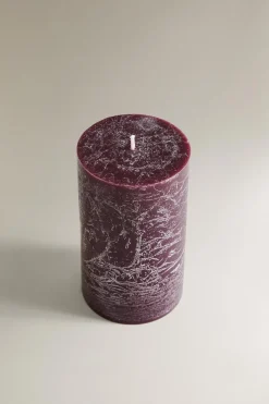 ZARA Fragrâncias Para Casa|Fragrâncias Para Casa^VELA AROMÁTICA CILINDRO GRANDE GINGERBREAD Vermelho