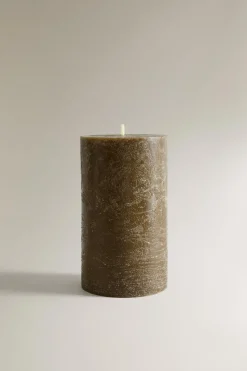 ZARA Fragrâncias Para Casa|Fragrâncias Para Casa^VELA AROMÁTICA CILINDRO GRANDE CHIMNEY Verde