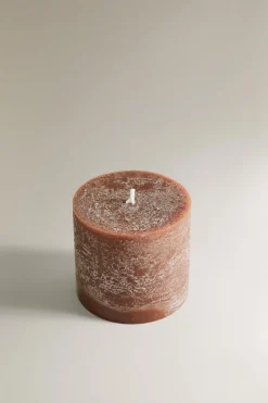 ZARA Fragrâncias Para Casa|Fragrâncias Para Casa^VELA AROMÁTICA CILINDRO PEQUENO SALTED CARAMEL Creme