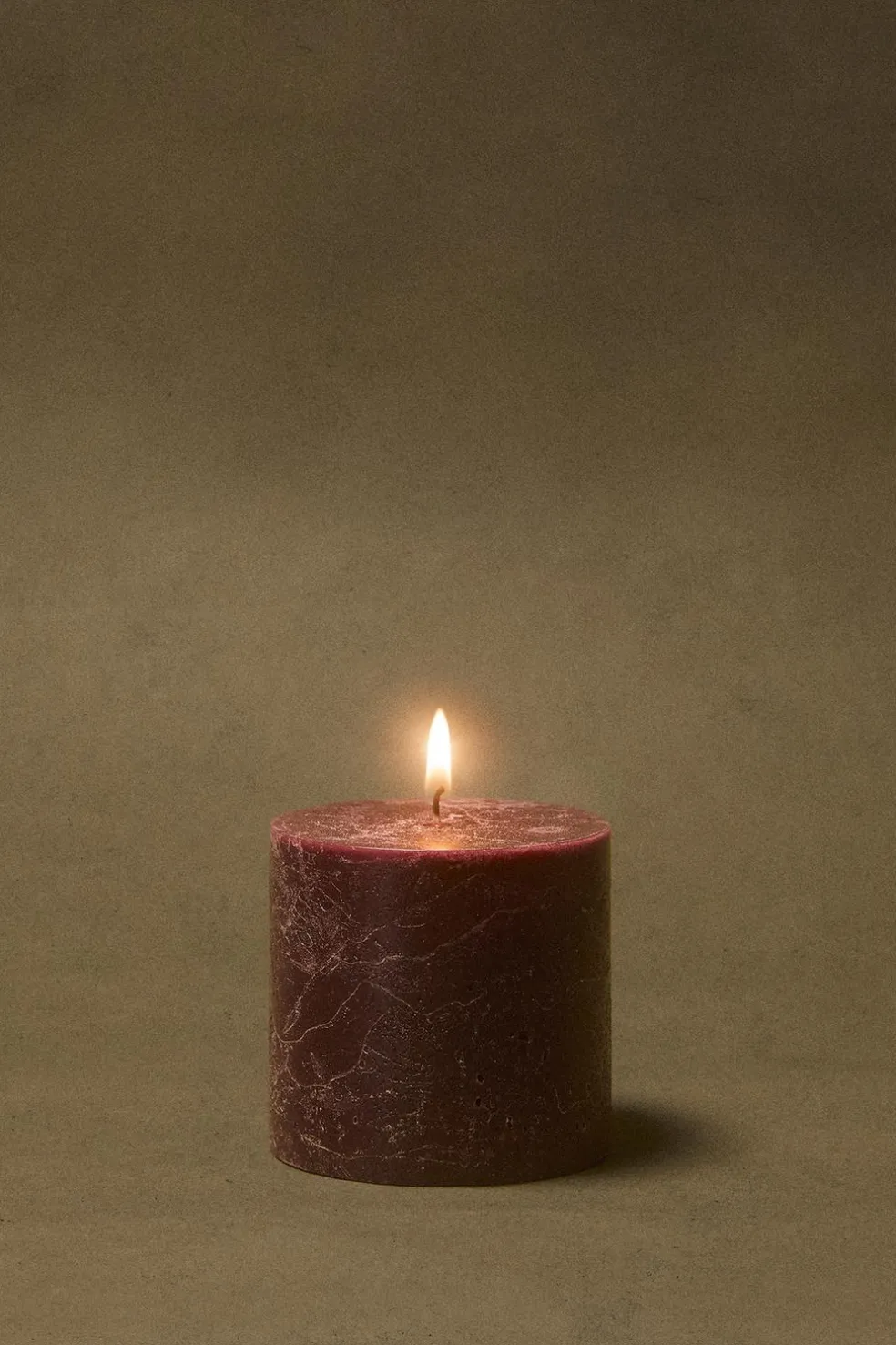 ZARA Fragrâncias Para Casa|Fragrâncias Para Casa^VELA AROMÁTICA CILINDRO PEQUENO GINGERBREAD Vermelho
